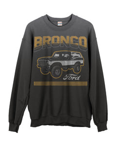 SINGER22 EXCLUSIVE as seen on Shop W Caroline JUNK  FOOD UNISEX BRONCO POWERED BY FORD FLEA MARKET FLEECE CREW SWEATSHIRT ships in 2 weeks