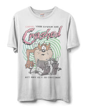 Load image into Gallery viewer, JUNK FOOD CLOTHING UNISEX LOONEY TUNES SYSTEM CRASHED FLEA MARKET TEE