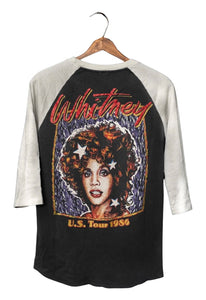 Madeworn Whitney Houston So Emotional Unisex Raglan