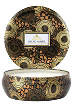 Load image into Gallery viewer, VOLUSPA Baltic Amber 3 Wick Tin Candle