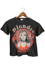 Load image into Gallery viewer, MadeWorn Blondie World Tour 1977 Cropped Tee