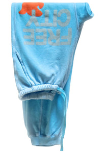 FREE CITY Large Sunfades Pocket Sweatpants in Snoopy Blue