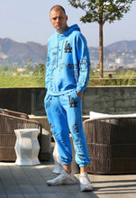 Load image into Gallery viewer, Maybe Crazy LA Unisex Sweatpants in Blue