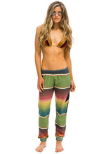 Load image into Gallery viewer, Aviator Nation Serape Bolt Stitch Sweatpants in Jungle Green
