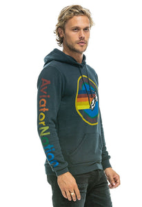 Aviator Nation Pullover Hoodie in Charcoal