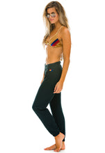 Load image into Gallery viewer, Aviator Nation Women&#39;s Logo Sweatpants in Charcoal