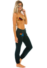 Load image into Gallery viewer, Aviator Nation Women&#39;s Logo Sweatpants in Charcoal