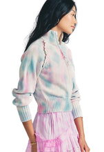 Load image into Gallery viewer, LoveShackFancy Florrie Zip Up in Cotton Candy Hand Dye