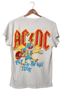 Madeworn ACDC Fly On the Wall Tour Unisex Crew Tee