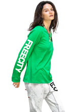 Load image into Gallery viewer, FREE CITY Artists Wanted Long Sleeve Tee in Schoolgreen