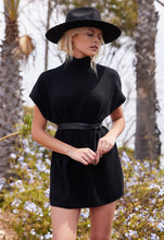 Load image into Gallery viewer, Minnie Rose Cashmere Short Sleeve Turtleneck