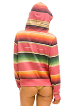 Load image into Gallery viewer, Aviator Nation Serape Ninja Pullover Hoodie in Pink