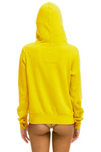 Load image into Gallery viewer, AVIATOR NATION NINJA UNISEX PULLOVER HOODIE IN LEMON