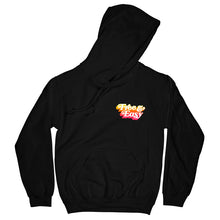 Load image into Gallery viewer, FREE &amp; EASY Don&#39;t Trip Drop Shadow OG Hoodie BLACK