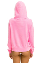 Load image into Gallery viewer, AVIATOR NATION 5 STRIPE UNISEX ZIP HOODIE IN NEON PINK/YELLOW/PURPLE