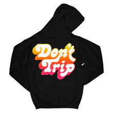 Load image into Gallery viewer, FREE &amp; EASY Don&#39;t Trip Drop Shadow OG Hoodie BLACK