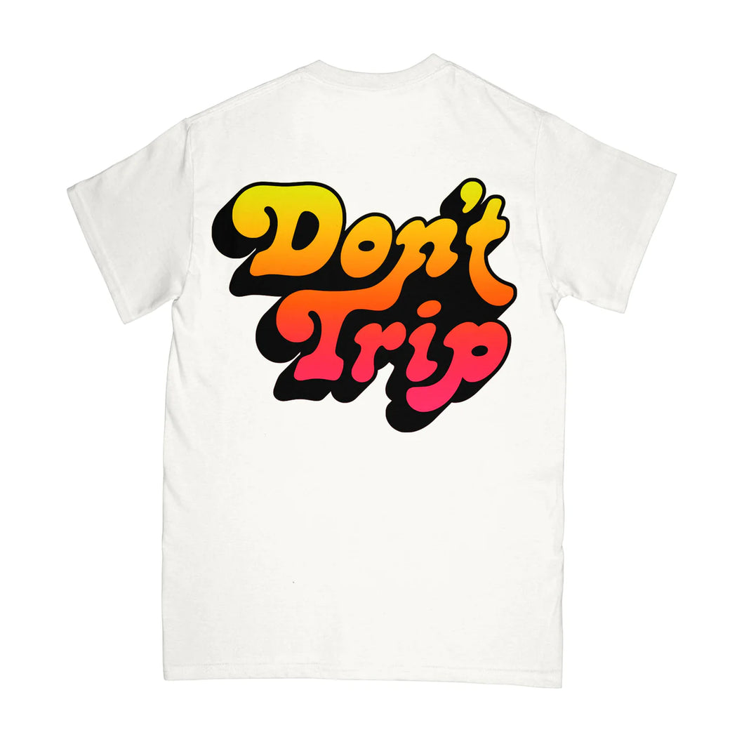 FREE & EASY Don't Trip Drop Shadow SS Tee IN COCONUT