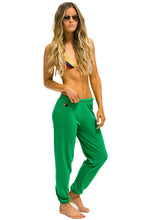 Load image into Gallery viewer, Aviator Nation Smiley Sweatpants in Kelly Green