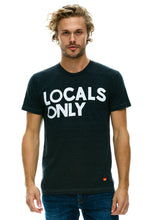 Load image into Gallery viewer, Aviator Nation Locals Only Tee in Charcoal