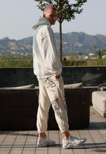 Load image into Gallery viewer, Maybe Crazy LA Unisex Sweatpants in White