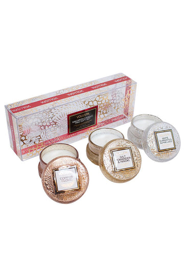 VOLUSPA Japonica Macaron Candle Trio Gift Set