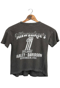 MadeWorn Harley Davidson Ride to Live Unisex Cropped Tee