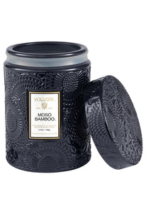 VOLUSPA Moso Bamboo Small Glass Jar Candle