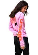 Load image into Gallery viewer, FREE CITY Lets Go Long Sleeve Tee in Pinklight