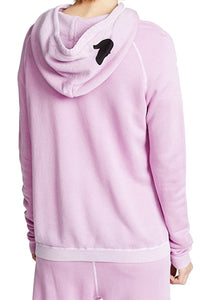 FREE CITY Superfluff Lux Pullover Hoodie in Pinkmilk