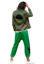 Load image into Gallery viewer, FREE CITY Rainbow OG LetsGo Sweatpants in School Green