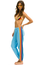 Load image into Gallery viewer, Aviator Nation 5 Stripe Sweatpants in Sky