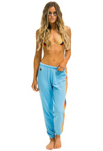 Load image into Gallery viewer, Aviator Nation 5 Stripe Sweatpants in Sky