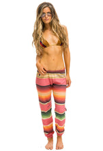 Load image into Gallery viewer, Aviator Nation Serape Bolt Stitch Sweatpants in Pink