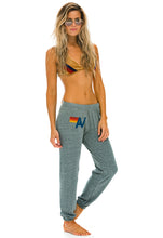Load image into Gallery viewer, Aviator Nation Women&#39;s Logo Sweatpants in Heather Grey