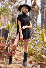 Load image into Gallery viewer, Minnie Rose Cashmere Short Sleeve Turtleneck