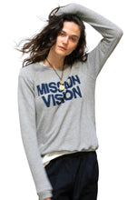 Load image into Gallery viewer, FREE CITY Mission Vision Supervintage Raglan in Heather Lux