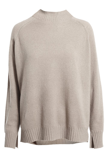 Minnie Rose Cashmere Mock Neck Sweater