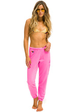 Load image into Gallery viewer, Aviator Nation Bolt Fade Sweatpants in Neon Pink / Pink Purple