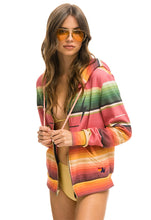 Load image into Gallery viewer, Aviator Nation Serape Bolt Stitch Hoodie in Pink