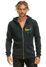 Load image into Gallery viewer, Aviator Nation Zip Hoodie in Charcoal